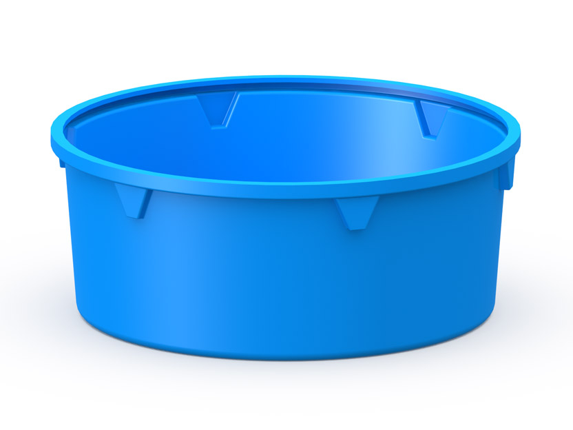 Полиэтиленовый бассейн для купания ТанПласт 1800л